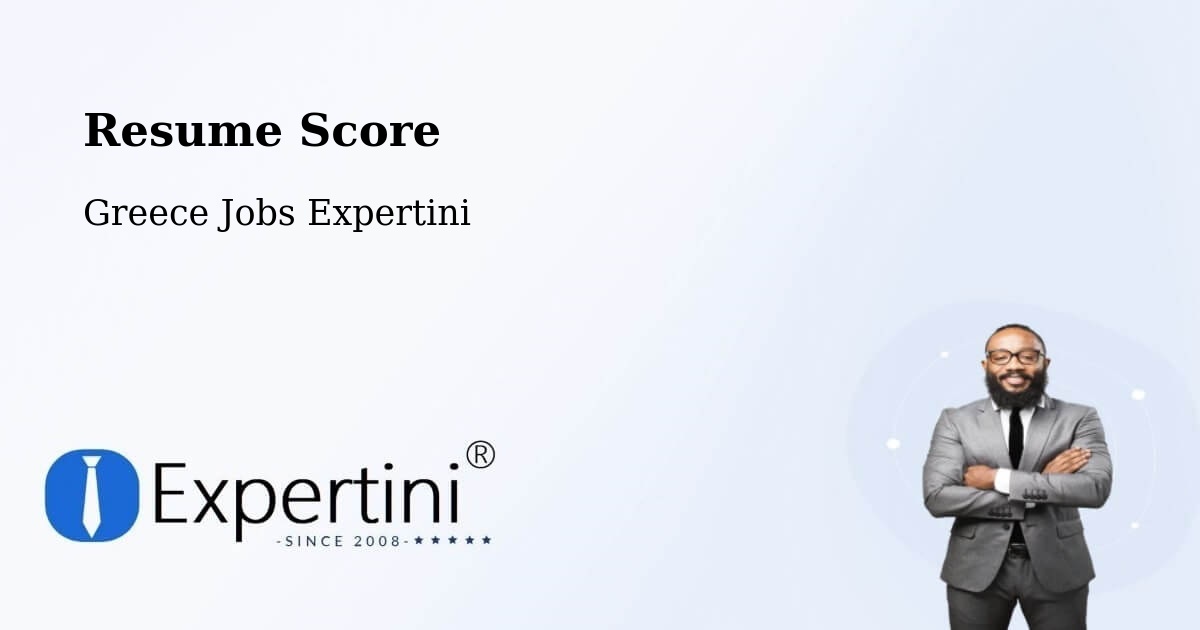 Resume Score & Job Description Match Tool – Komotiní - Greece Jobs Expertini